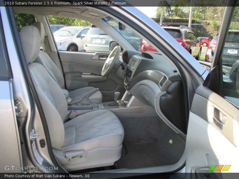 Spark Silver Metallic / Platinum 2010 Subaru Forester 2.5 X Premium