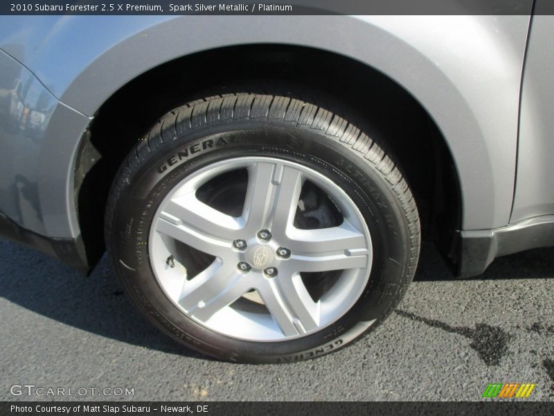 Spark Silver Metallic / Platinum 2010 Subaru Forester 2.5 X Premium
