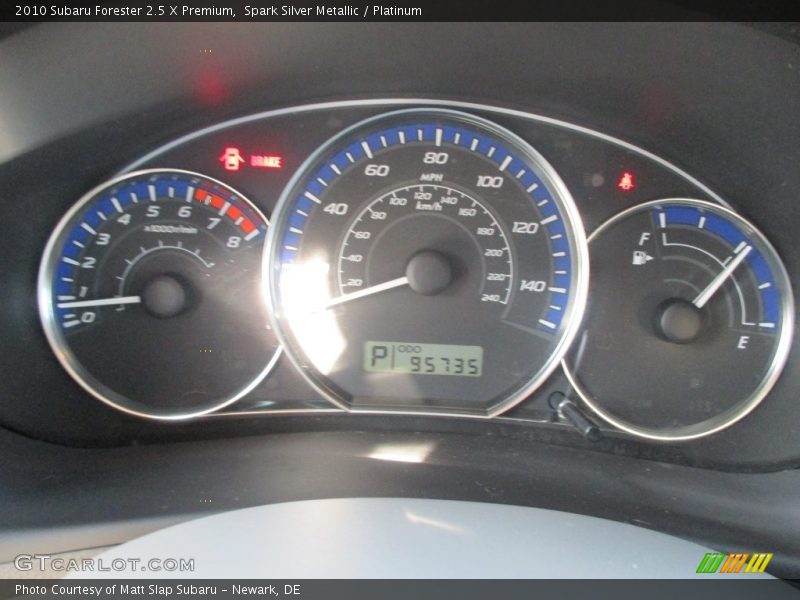 Spark Silver Metallic / Platinum 2010 Subaru Forester 2.5 X Premium