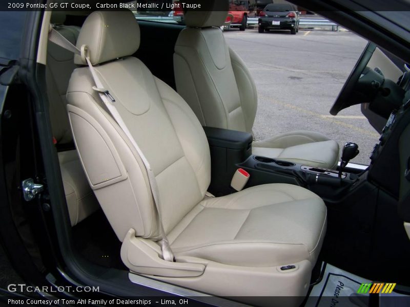Carbon Black Metallic / Light Taupe 2009 Pontiac G6 GT Coupe
