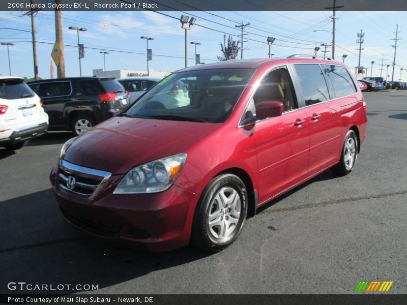 Redrock Pearl / Black 2006 Honda Odyssey EX-L