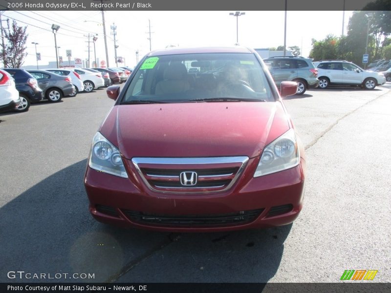 Redrock Pearl / Black 2006 Honda Odyssey EX-L