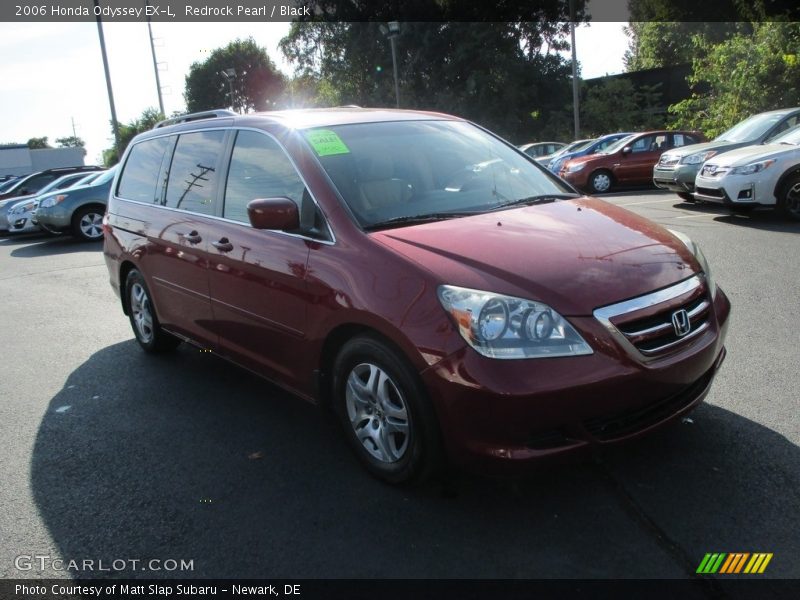 Redrock Pearl / Black 2006 Honda Odyssey EX-L