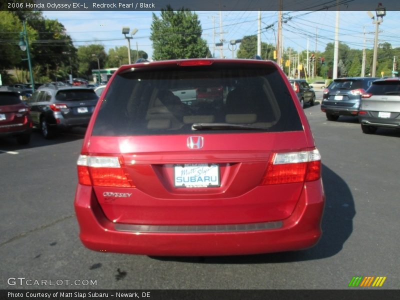 Redrock Pearl / Black 2006 Honda Odyssey EX-L
