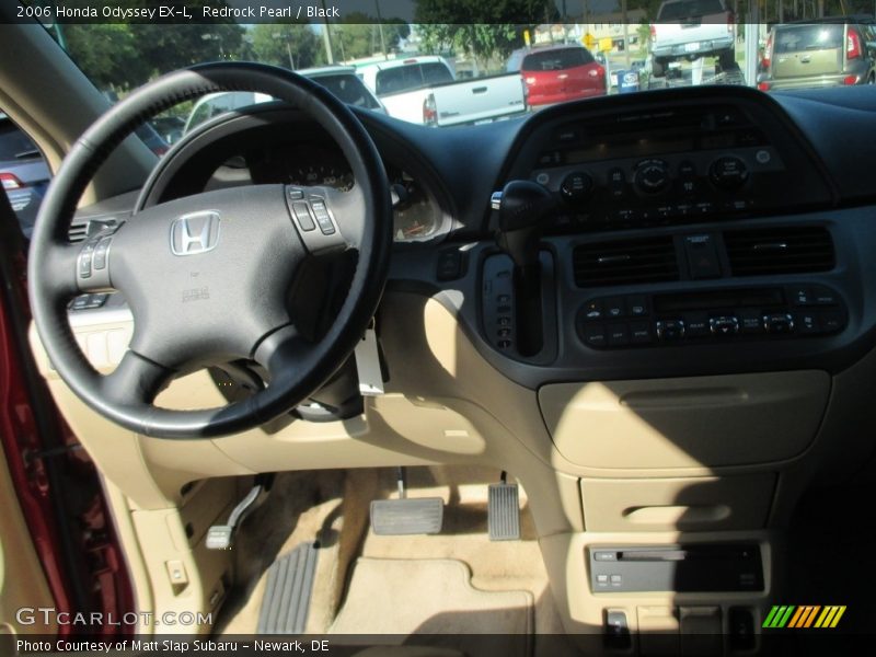 Redrock Pearl / Black 2006 Honda Odyssey EX-L