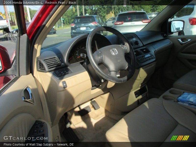 Redrock Pearl / Black 2006 Honda Odyssey EX-L