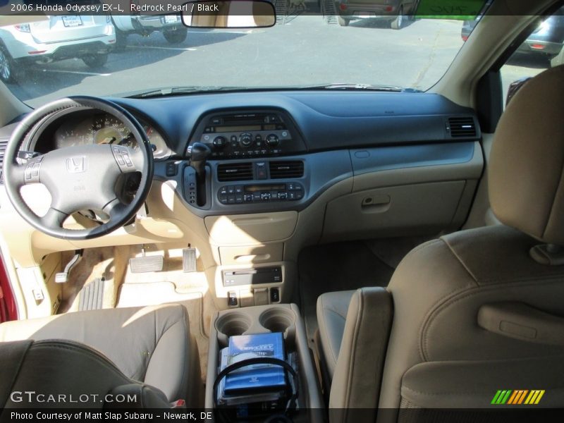 Redrock Pearl / Black 2006 Honda Odyssey EX-L