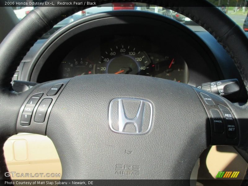Redrock Pearl / Black 2006 Honda Odyssey EX-L