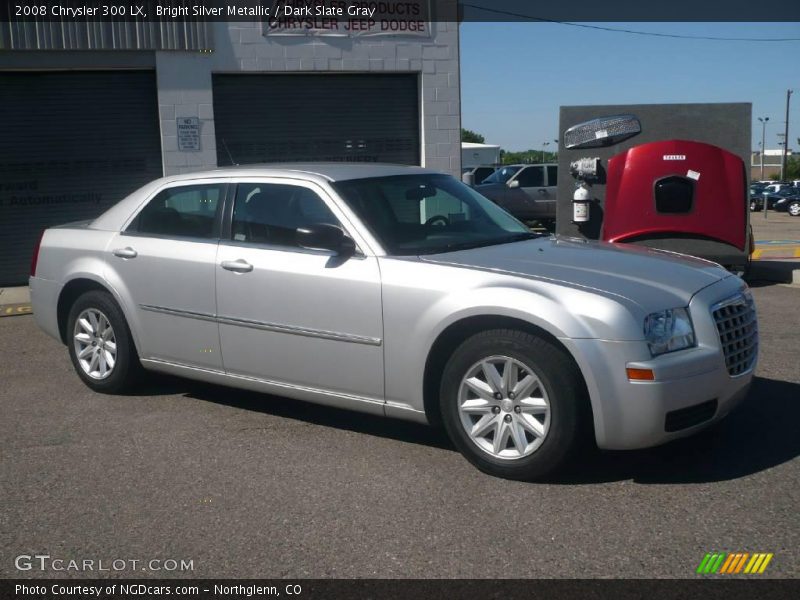Bright Silver Metallic / Dark Slate Gray 2008 Chrysler 300 LX