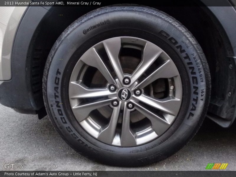 Mineral Gray / Gray 2013 Hyundai Santa Fe Sport AWD