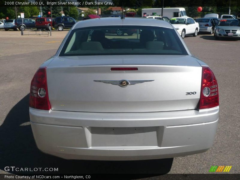 Bright Silver Metallic / Dark Slate Gray 2008 Chrysler 300 LX