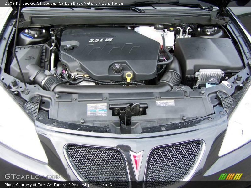 Carbon Black Metallic / Light Taupe 2009 Pontiac G6 GT Coupe