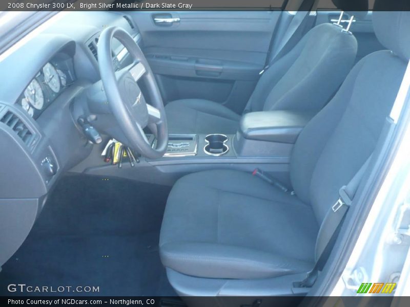 Bright Silver Metallic / Dark Slate Gray 2008 Chrysler 300 LX