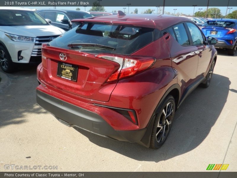 Ruby Flare Pearl / Black 2018 Toyota C-HR XLE