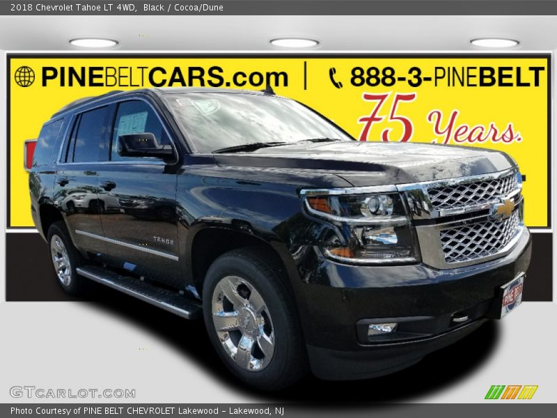 Black / Cocoa/Dune 2018 Chevrolet Tahoe LT 4WD