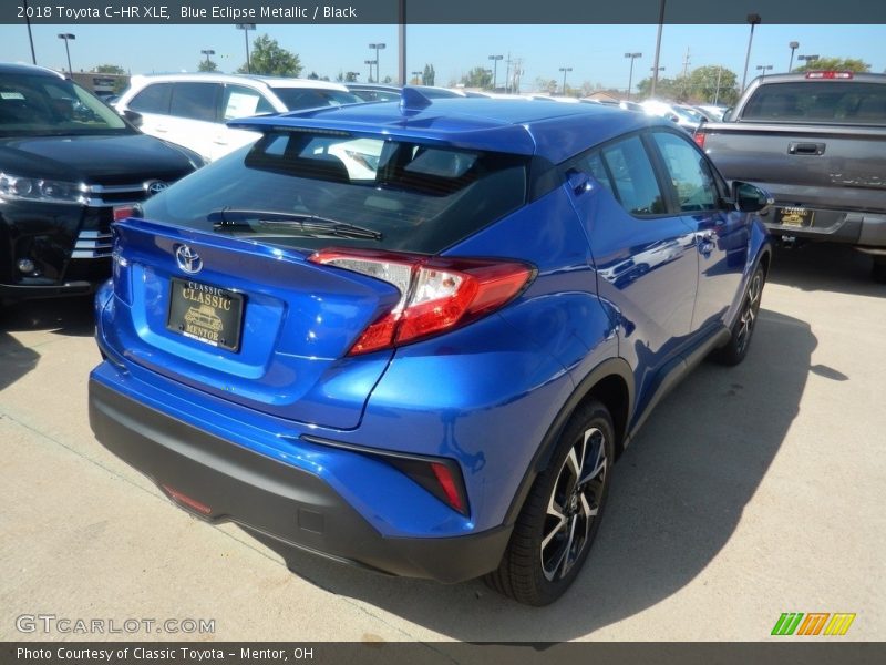 Blue Eclipse Metallic / Black 2018 Toyota C-HR XLE