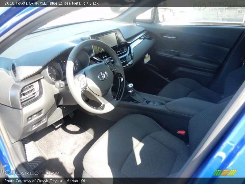 Blue Eclipse Metallic / Black 2018 Toyota C-HR XLE