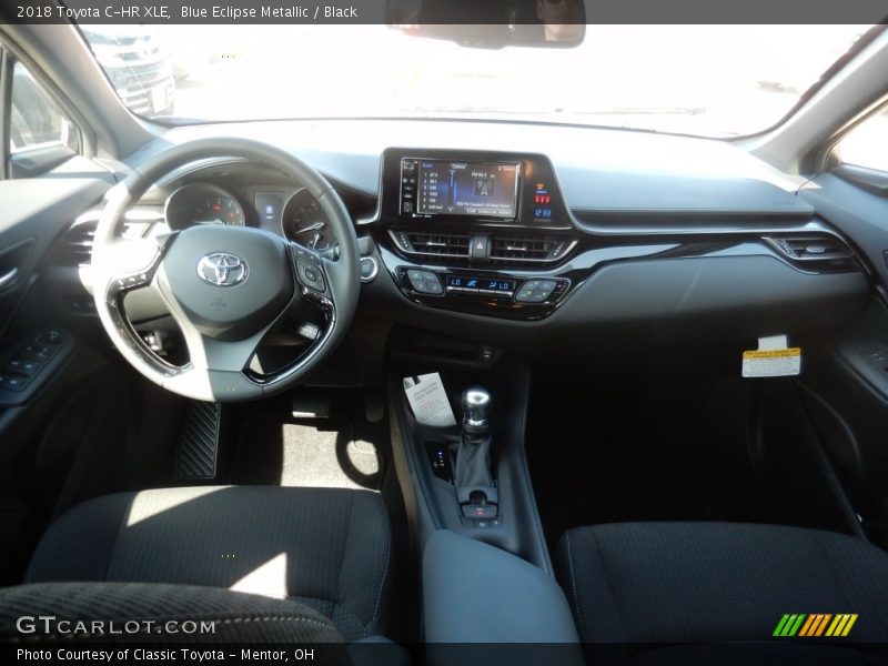 Blue Eclipse Metallic / Black 2018 Toyota C-HR XLE