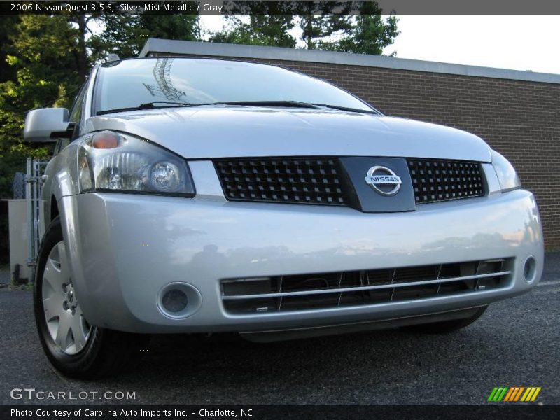 Silver Mist Metallic / Gray 2006 Nissan Quest 3.5 S