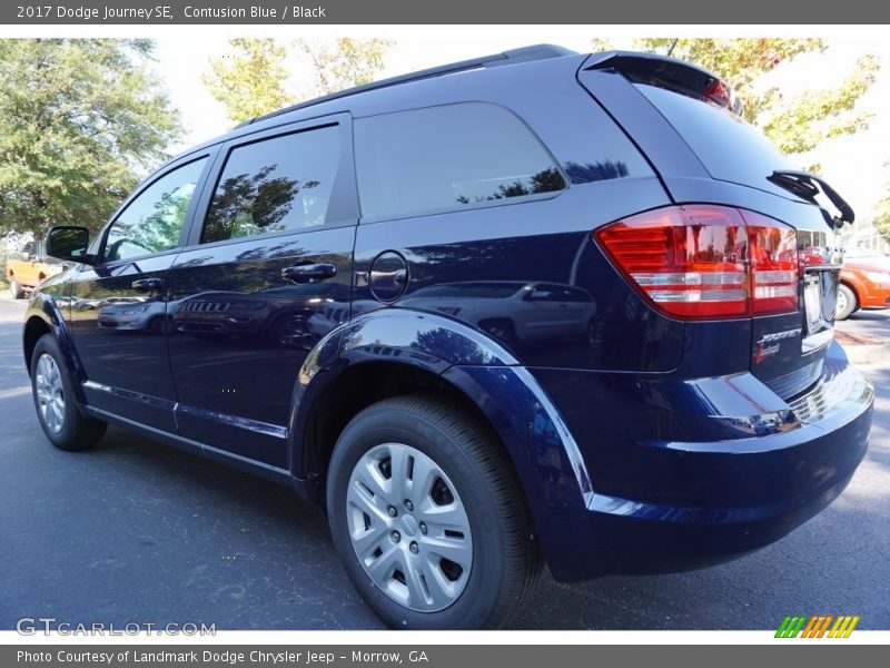 Contusion Blue / Black 2017 Dodge Journey SE