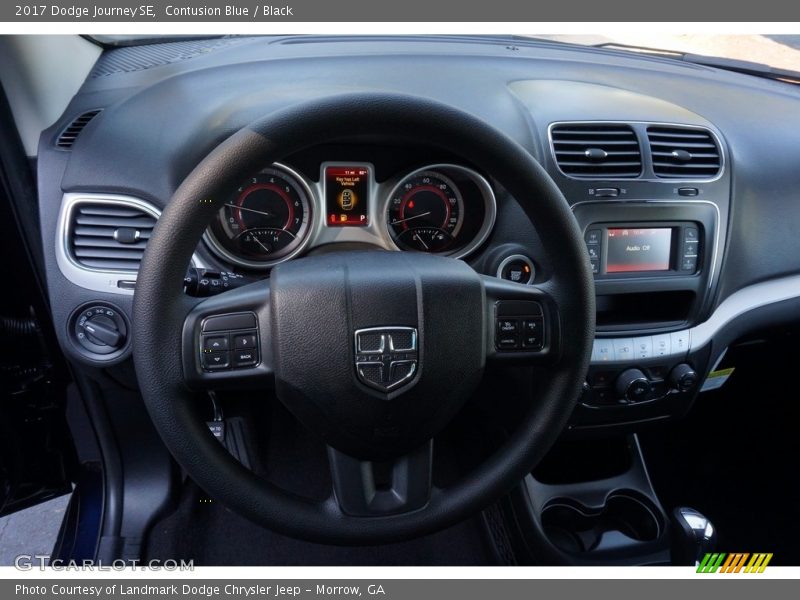 Contusion Blue / Black 2017 Dodge Journey SE