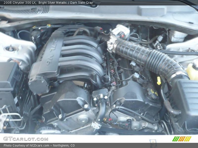 Bright Silver Metallic / Dark Slate Gray 2008 Chrysler 300 LX