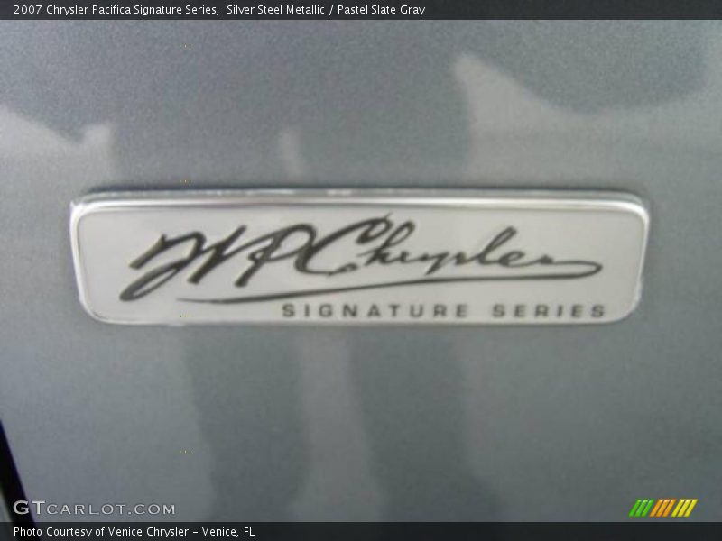 Silver Steel Metallic / Pastel Slate Gray 2007 Chrysler Pacifica Signature Series