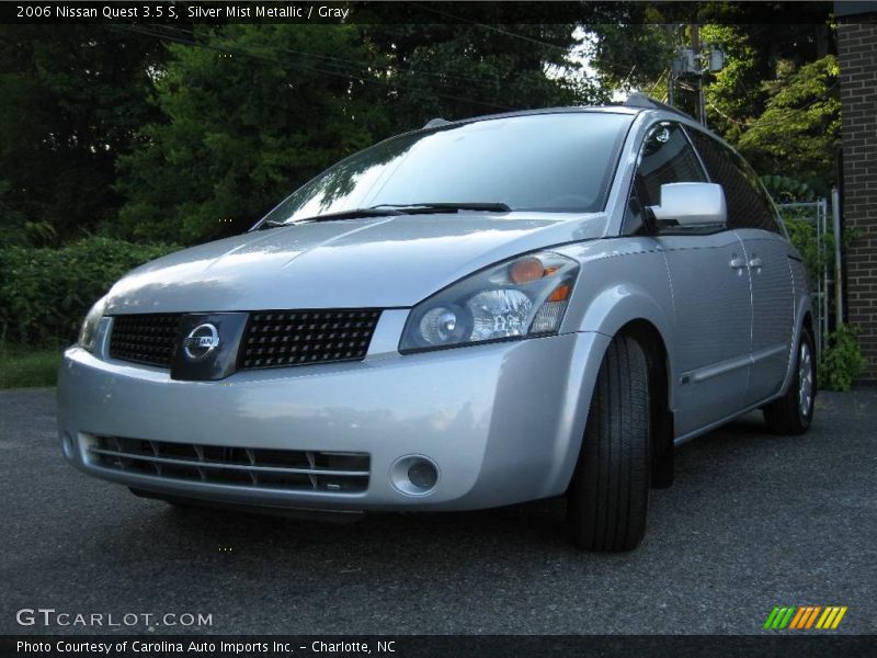 Silver Mist Metallic / Gray 2006 Nissan Quest 3.5 S