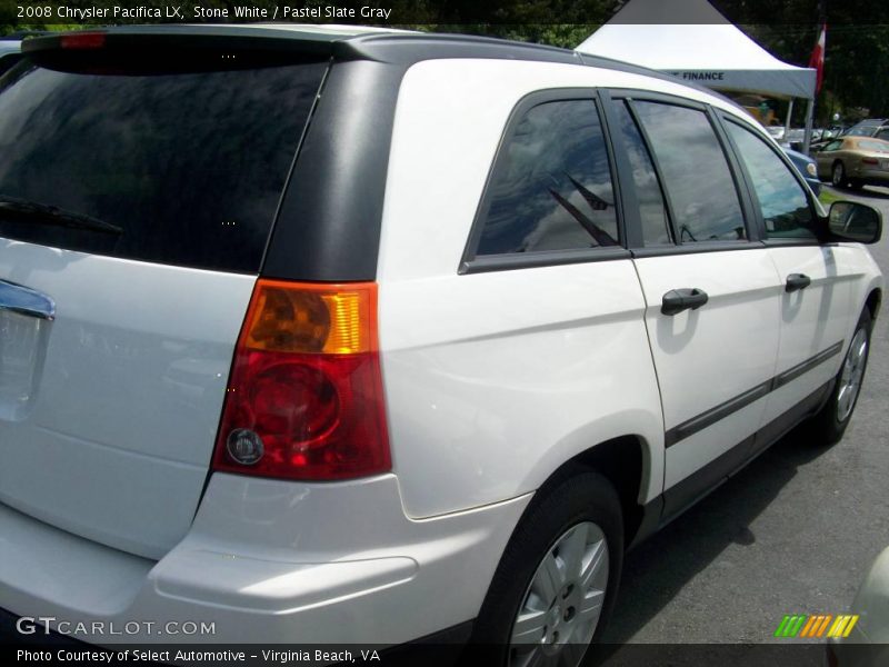 Stone White / Pastel Slate Gray 2008 Chrysler Pacifica LX