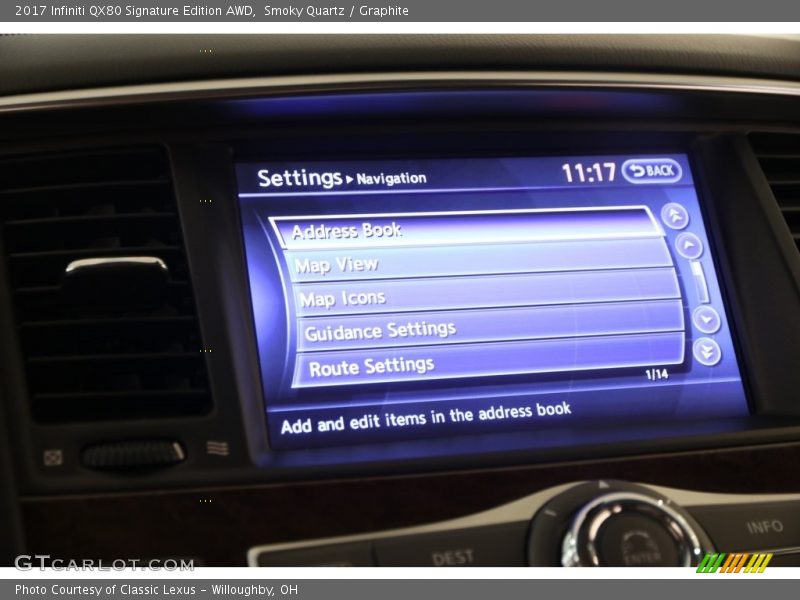 Smoky Quartz / Graphite 2017 Infiniti QX80 Signature Edition AWD
