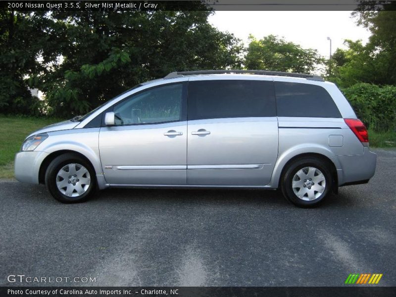 Silver Mist Metallic / Gray 2006 Nissan Quest 3.5 S