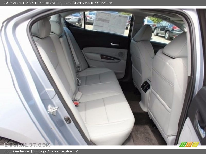 Lunar Silver Metallic / Graystone 2017 Acura TLX V6 Technology Sedan
