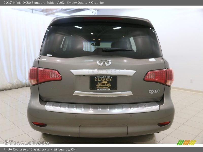 Smoky Quartz / Graphite 2017 Infiniti QX80 Signature Edition AWD