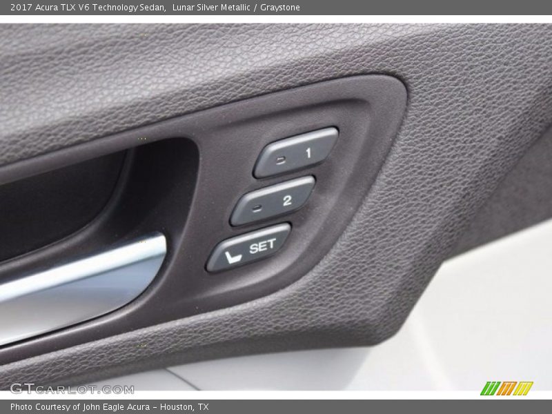 Lunar Silver Metallic / Graystone 2017 Acura TLX V6 Technology Sedan