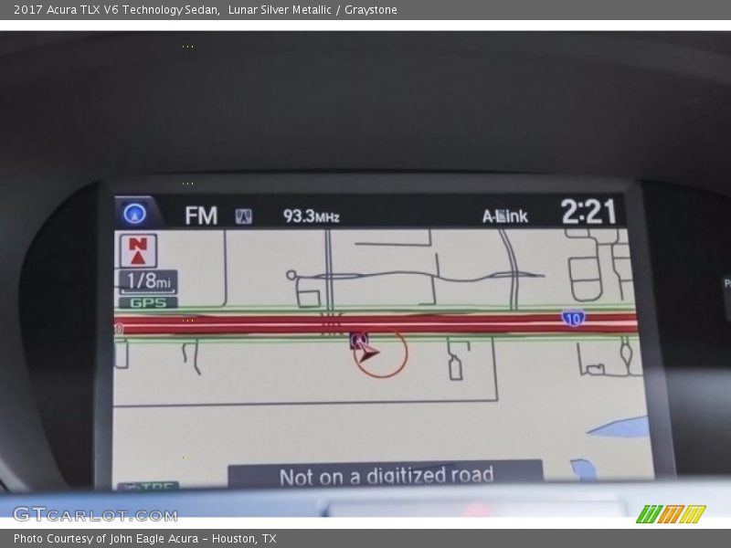 Lunar Silver Metallic / Graystone 2017 Acura TLX V6 Technology Sedan