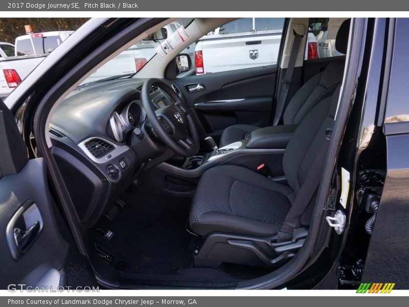 Pitch Black / Black 2017 Dodge Journey SE