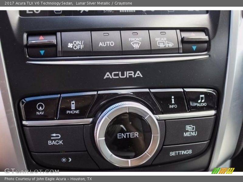 Lunar Silver Metallic / Graystone 2017 Acura TLX V6 Technology Sedan