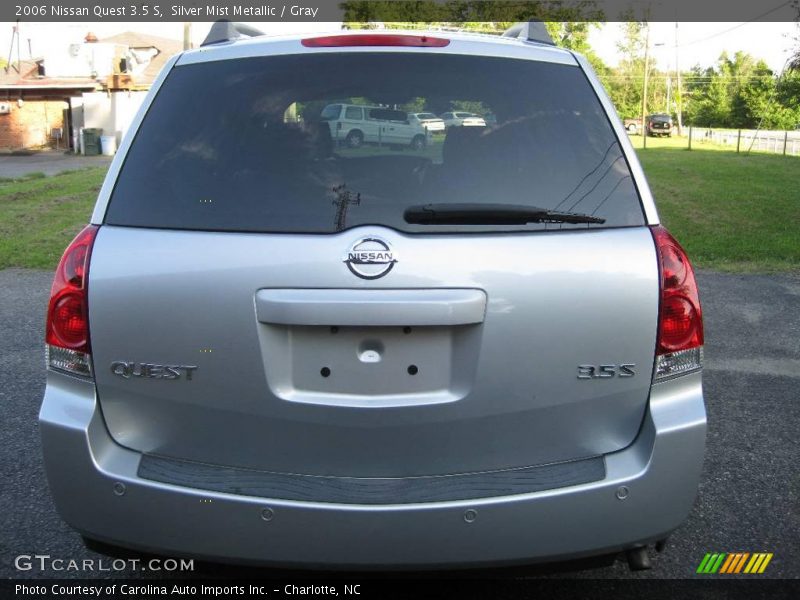 Silver Mist Metallic / Gray 2006 Nissan Quest 3.5 S