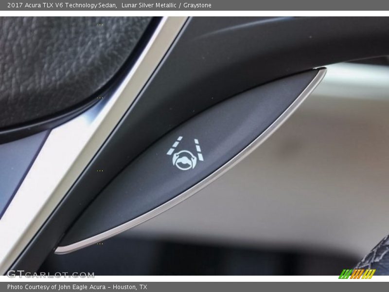 Lunar Silver Metallic / Graystone 2017 Acura TLX V6 Technology Sedan