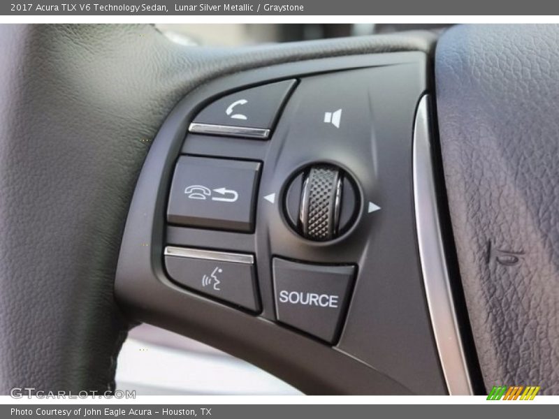 Lunar Silver Metallic / Graystone 2017 Acura TLX V6 Technology Sedan