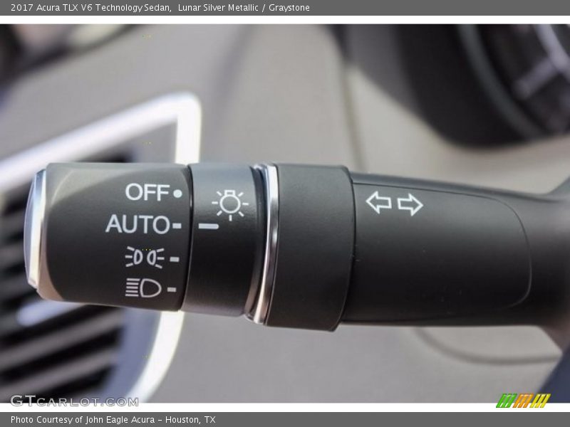 Lunar Silver Metallic / Graystone 2017 Acura TLX V6 Technology Sedan
