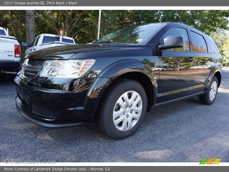 Pitch Black / Black 2017 Dodge Journey SE