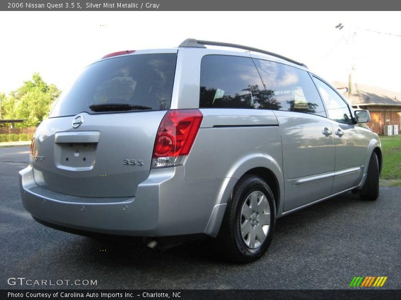 Silver Mist Metallic / Gray 2006 Nissan Quest 3.5 S