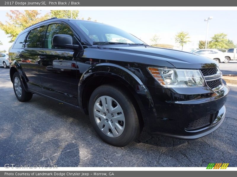 Pitch Black / Black 2017 Dodge Journey SE