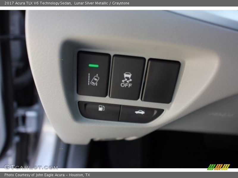 Lunar Silver Metallic / Graystone 2017 Acura TLX V6 Technology Sedan