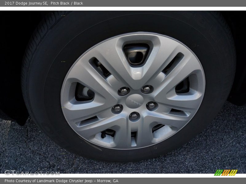 Pitch Black / Black 2017 Dodge Journey SE