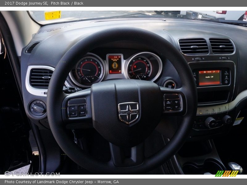 Pitch Black / Black 2017 Dodge Journey SE