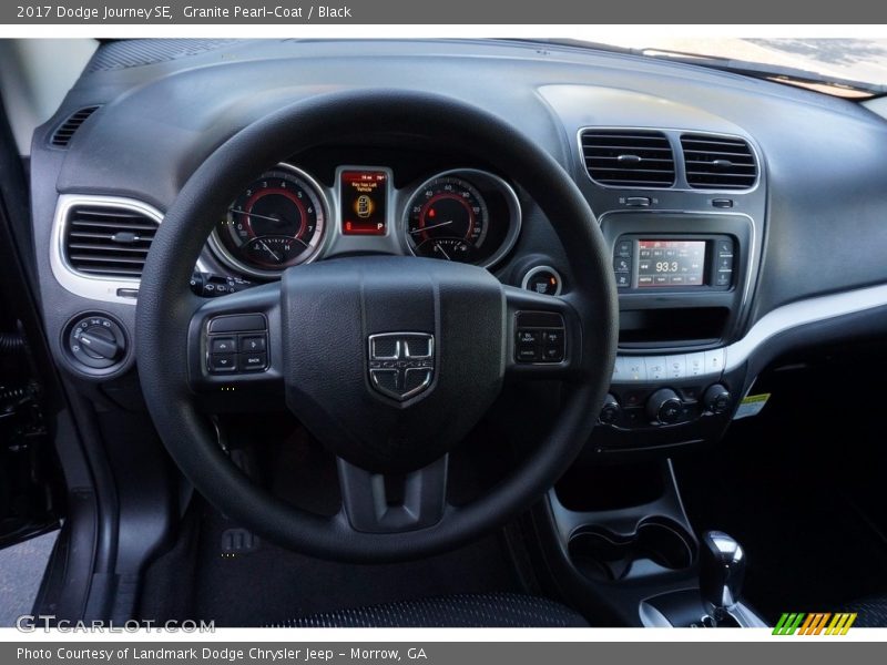 Granite Pearl-Coat / Black 2017 Dodge Journey SE