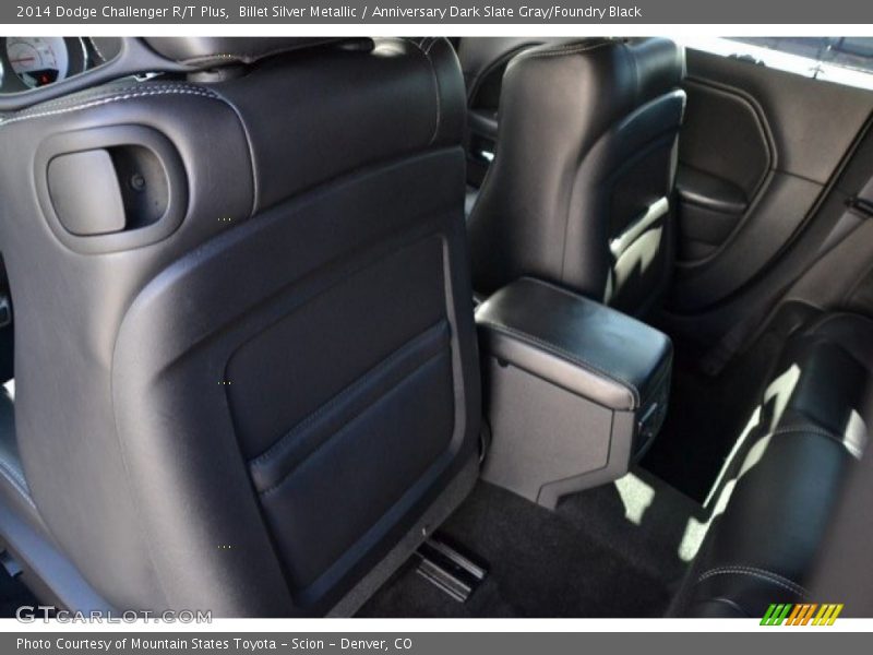 Billet Silver Metallic / Anniversary Dark Slate Gray/Foundry Black 2014 Dodge Challenger R/T Plus