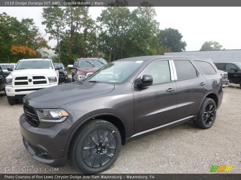 Granite Metallic / Black 2018 Dodge Durango SXT AWD